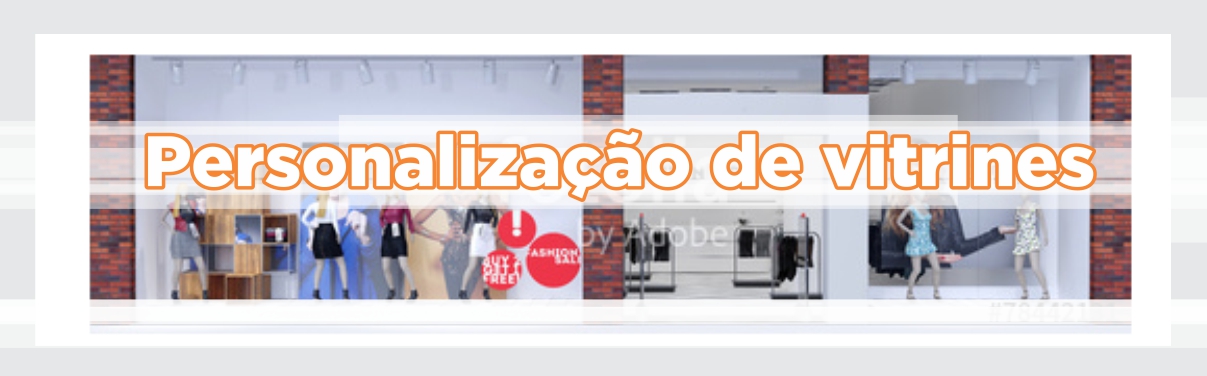 Personalização de vitrines